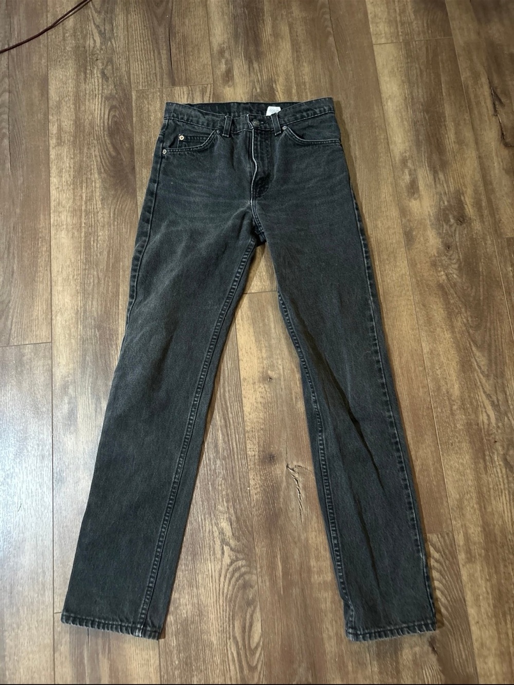 Women’s Classic Black Straight-Leg Jeans